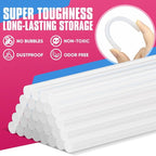 EZUVITA 120-Pack Mini Size Hot Glue Sticks, 0.27” Dia x 8” Long | Clear - Image 6