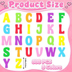 Letter Stickers, 3D Self-Adhesive Alphabet Stickers - Image 2