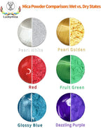 Mica Powder, 6 Colors Pearlescent Pigment Powder - Image 2