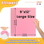 New brothread - 16 Options- 6PCS Embroidery Puffy Foam 9″x12″ Large Size 3MM - Image 2