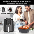 Round Silicone Air Fryer Liners 3Pack, Ninja AF101 & AF161 Silicone Liners - Image 3