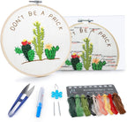 BERYA Cactus Embroidery Kit Including Video Step by Step Instructions by BERYA