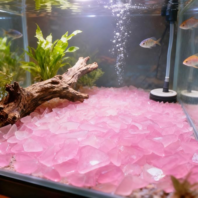 Keedolla Tumbled Sea Glass for Crafts - 40 OZ Flat Frosted Seaglass Pieces for - Image 4