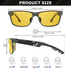 ANYLUV Blue Light Blocking Glasses Men Computer Gaming Glasses Lightweight - Image 4