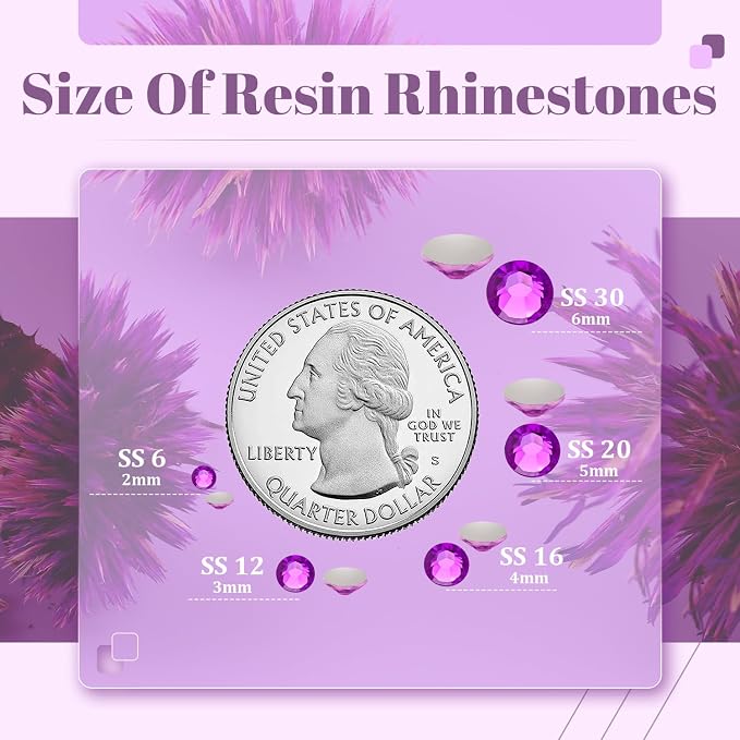 12000PCS 2mm Resin Rhinestones Bulk - Image 3