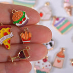 Bulk Gold Enamel Charms for Jewelry Making, Colorful Metal Charms Pendant for - Image 5
