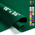 Emerald Green 18" X 36" Felt Fabric Sheet by Luceinvita