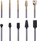 NordWolf 10-Piece Wood Carving Rasp Files Set by NordWolfTools