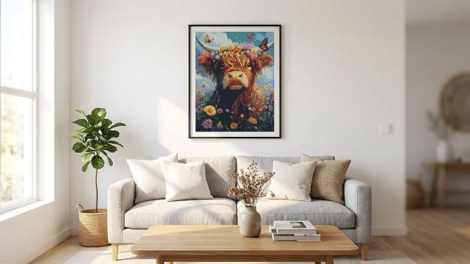 MYBISYMQQ Highland Cow Cross Stitch Kits - Image 3
