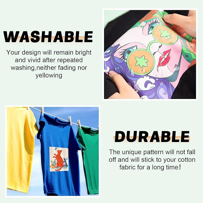 HTVRONT Sublimation HTV Sheets for Cotton Fabric - Image 4