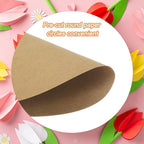 MECCANIXITY 60 PCS Earth Color Circle Cutouts Paper, 8 Inch Round Cutouts - Image 3