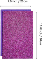 Jtnohx Glitter Felt Fabric, 8 x12 inches Felt Square Glitter - Image 3
