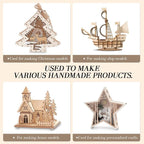 32 Pcs Basswood Sheets 12"x12"x1/8" Balsa Wood Sheet Thin Plywood Engraving - Image 3