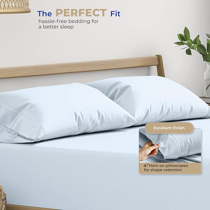 Thread Spread 100% Cotton King Size Pillow Cases Set of 2 - Image 4
