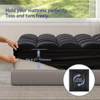 ELEMUSE King Black Mattress Topper - Image 4
