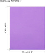 MECCANIXITY EVA Foam Sheets Dark Purple 19.7 Inch x 35.4 Inch 1mm Thick Crafts - Image 2