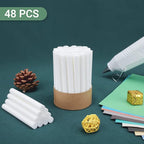 Manarty White Hot Glue Sticks Full Size, Adhesive Hot Melt Gluing Sticks - Image 8