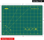 NEWBRAUG 9'' × 12'' Professional Self Healing Cutting Double Sided 5-Ply Mat - Image 3