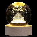 MAIBAOTA Birthday Decor Crystal Ball 2.4 Inches Glass Ball Birthday Gifts by MAIBAOTA
