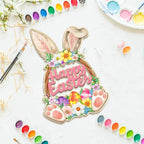 Large Size 12" Wooden Easter Ornaments to Paint, Wooden DIY Blank Unfinished - Image 6