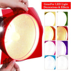 Outus 104 Pcs Colored Cellophane Sheets Cellophane Wrapping Paper - Image 4