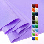 Lavender Felt Fabric 36" X 36", 1.6mm Thick Soft and Durable Flexible Craft by FANOMMI