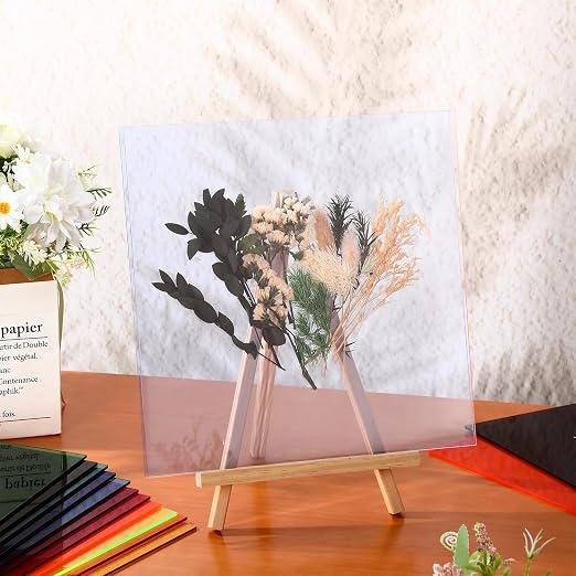 Geetery 15 Pcs Colored Acrylic Sheets, Plastic Boards - Image 5
