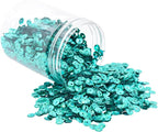 Mandala Crafts 6mm Cup Holographic Peacock Green Sewing Embroidery Sequins | by MandalaCrafts