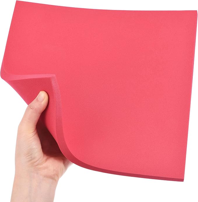 uxcell Red EVA Foam Sheets 10 x 10 Inch 10mm Thickness - Image 5