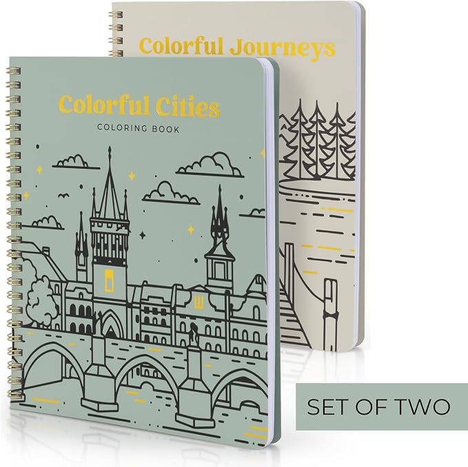 Beautiful Adult Coloring Book Set of 2 - Image 8