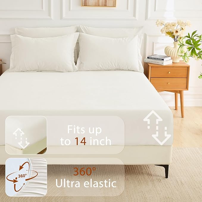 MUXHOMO 7 Pieces Full Comforter Set, Soft Bed in a Bag Full Size, All Season - Image 6
