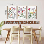 6-Piece Wildflower Stencil for Painting - Image 8