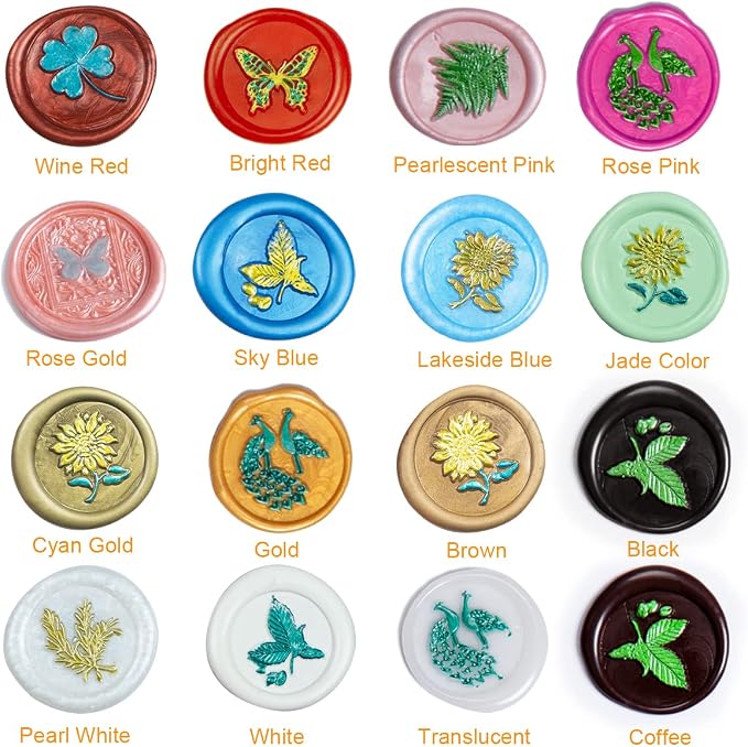 Wax Seal Stick, 15 Pieces Glue Gun Wax Seal Sticks - Image 5