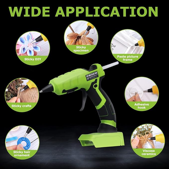 Cordless Hot Glue Gun for Black+Decker, Suitable for Black+Decker 20V MAX - Image 2