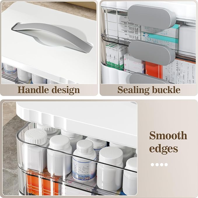 ARSTPEOE 3-Tier Medicine Organizer - Image 5