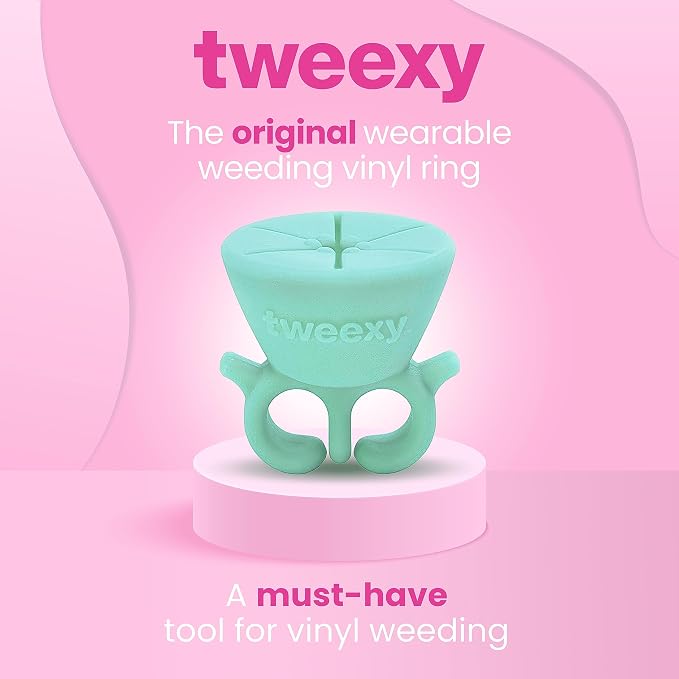 tweexy Craft Vinyl Weeding Scrap Collector Ring | Weeding Tools - Image 2