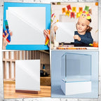 Outus 2 Pieces 1/16 Inch Thick White Acrylic Sheet 12 x 12 Inch White Acrylic - Image 7