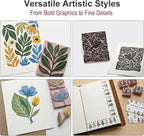 6 Pack Linoleum Blocks for Printmaking, 4x6 Inch Soft Rubber Carving Blocks for - Image 6