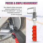 Disc Brake Rotor Micrometer, 6 Inch Brake Rotor Caliper Measuring Tool of Inch - Image 3