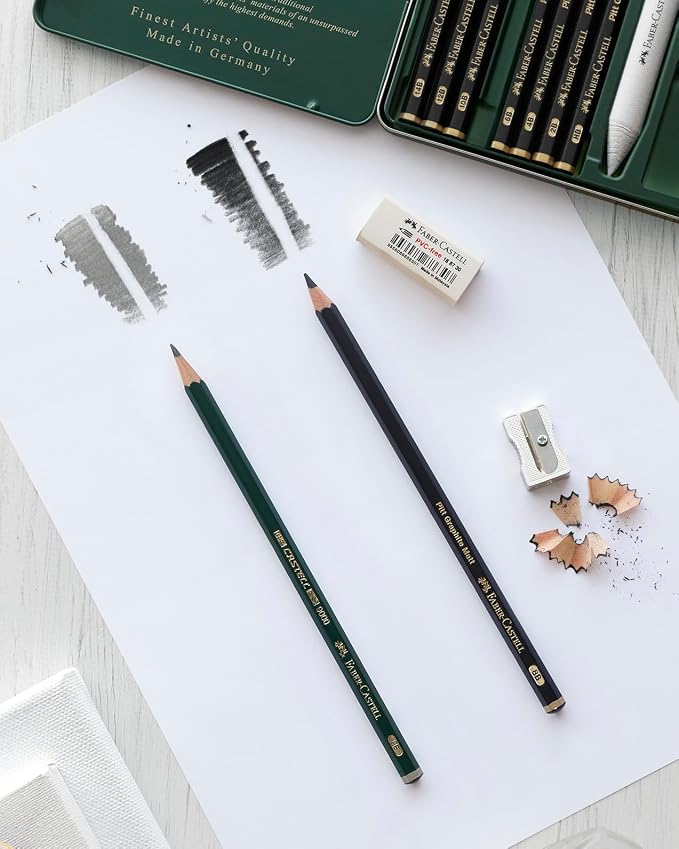 Faber-Castell 3 Count Pitt Graphite Matte Tin - Image 3