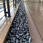YISZM 5lbs Black Pebbles for Plants, 2-3 Inch High Polished Natural Large River - Image 4