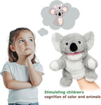 Easfan Koala Hand Puppet with Movable Mouth Interactive Storytelling Cute Soft - Image 2