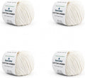 Cotton Hobby Yarn for Amigurumi Crochet & Knitting | 1.76 oz / 180 yds by buvemu