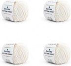 Cotton Hobby Yarn for Amigurumi Crochet & Knitting | 1.76 oz / 180 yds by buvemu