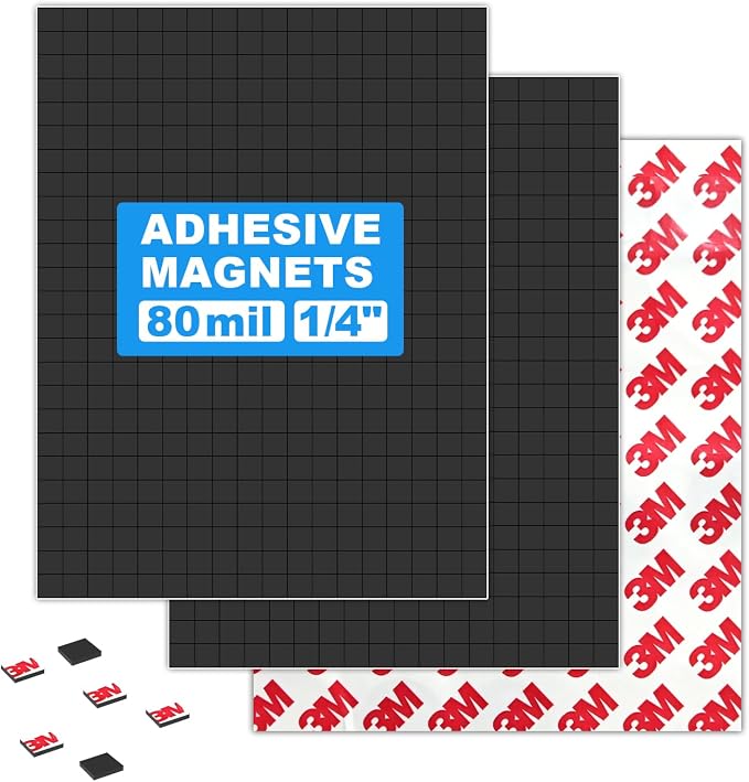Small Magnets with Sticky Adheisve Backing by CHUNNIAOUSMARKET
