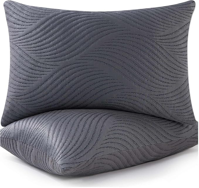 Pillows Queen Size Set of 2 Cooling Memory Foam Pillows by Smilereve