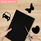 300 Sheets Arts Craft Paper for Drawing 18” x 24” Black Construction Paper for - Image 4