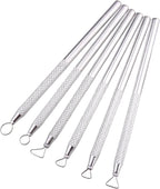 DIYOOHOMY 6 Pcs Clay Sculpting Tools Set, Metal Polymer Clay Ribbon Loop Tool by DIYOOHOMY