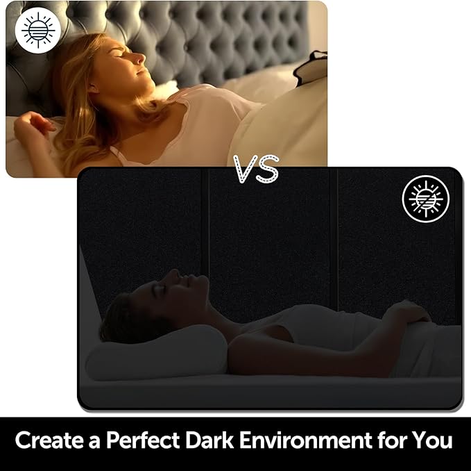 HIDBEA Blackout Window Film, 100% Light Blocking Room Darkening Window Privacy - Image 6