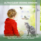 Window Bird Feeder with 4 Extra Strong Suction Cups | Clear Bird Feeder with - Image 7